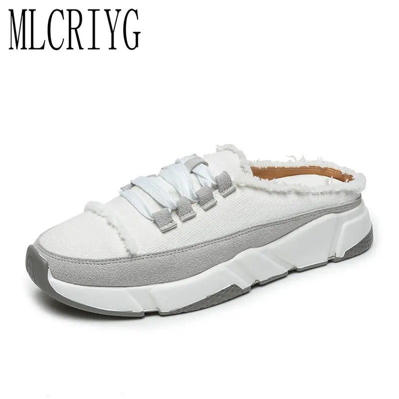 

2019 New Fashion Women Summer Slippers Lace Up Sneakers Style Shoes Woman Flat Heels Leisure Young Girl Non Slip Wild Flip Flops