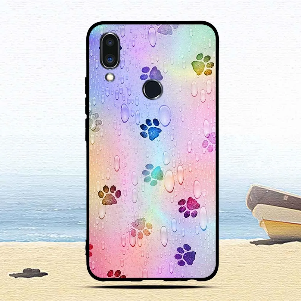 Ultra-thin Soft TPU Silicone Case For Meizu Note 9 Cat Animal Printed Protective covers phone shells bagsc cases for meizu note9 