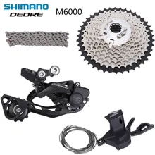 Shimano DEORE m6000 задний переключатель переключения передач hg500 11-42t кассеты hg54 цепь обновления от m610 4 шт Группа