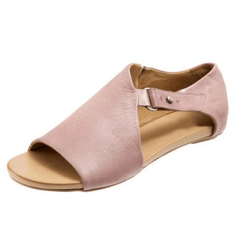 

Puimwntiua 2019 Women Sandals Flip Flops Flats Summer Fashion Wedges Shoes Woman Slides Buckle Lady Casual Female Size 43 #New