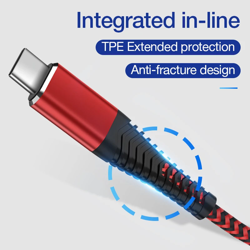 Posugear 2.4A кабель для быстрой зарядки Type C синхронизации данных USB Samsung Huawei xiaomi|Кабели