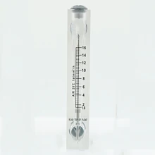 1,6-16 м3/ч 1/" с британской конической трубной наружной резьбой панель ПММА тип газа Поплавковый расходомер воздуха ротаметр расходомер без клапана управления