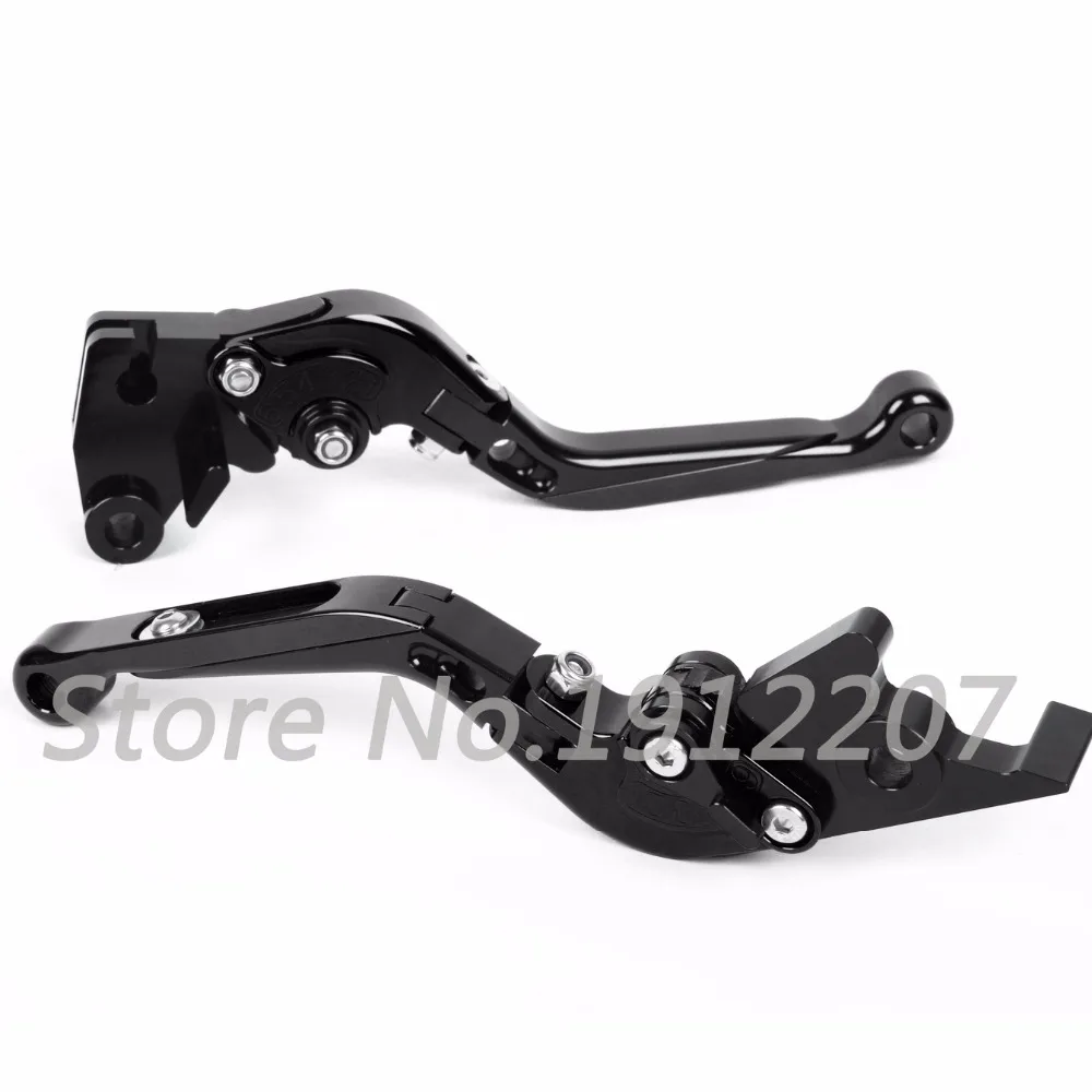 

For Ducati ST3/S/ABS 2003-2007 Foldable Extendable Brake Clutch Levers CNC Aluminum Alloy Folding&Extending Levers 2006 Black
