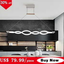 Led para Sala de Estar Anéis Pretos Lustres 220 v Lustre Iluminação Jantar Cozinha Restaurante Luminárias Led Ac110v 6 Cheap Lustres
