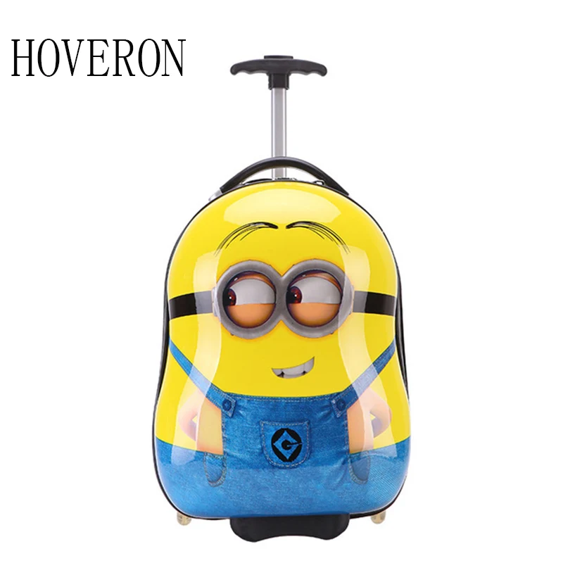 

Pull rod School Bag Anime Girl Travel Luggage Child Rolling School Bag Cartoon Students Trolley Case Children Boarding Box Gift