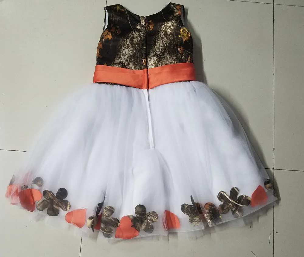 mossy oak flower girl dresses