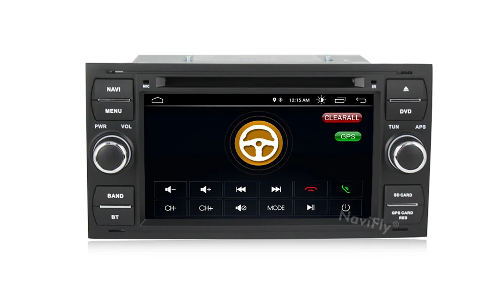 Sale Android 8.1 Car dvd multimedia player radio audio For Ford Mondeo S-max Focus C-MAX Galaxy Fiesta Form Fusion Connect GPS Navi 21