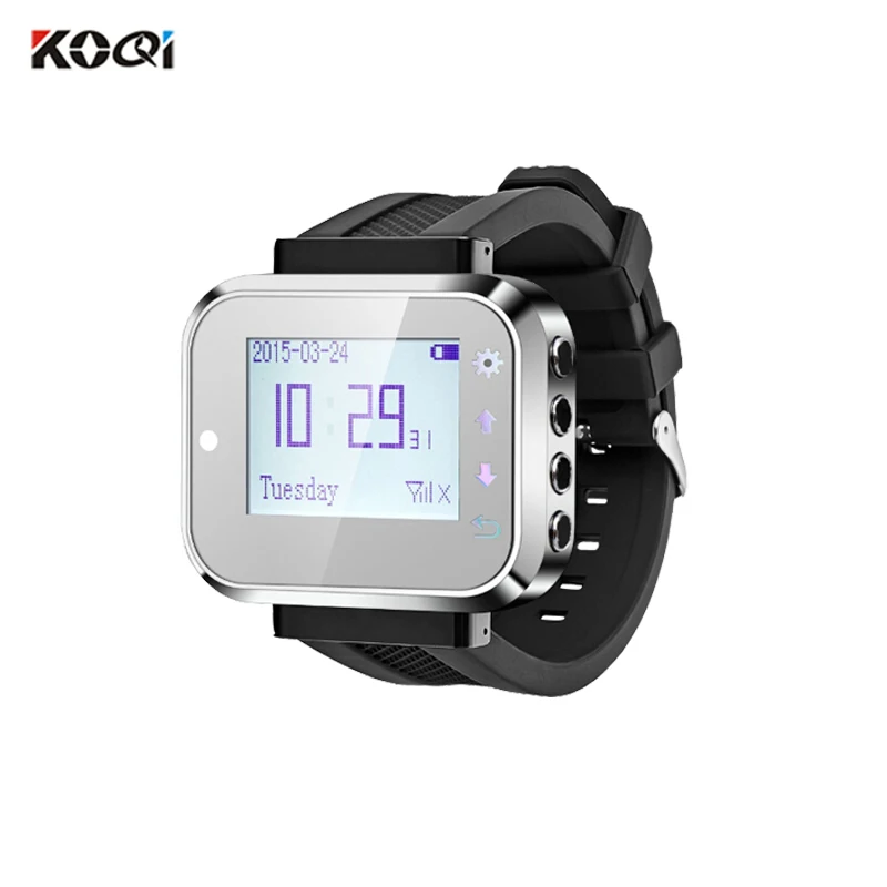 US $211.00 Nurse Call System Push Button Portable Pagers Smart Watch Emergency Room Light Use For Hotspital Wireless