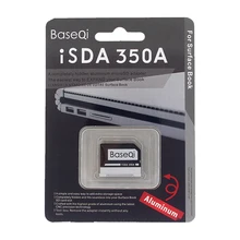 BaseQi алюминиевый стелс-накопитель Micro SD/TF карта адаптер SD кард-ридер для microsoft Surface Book 1" и Surface Book 2 13"