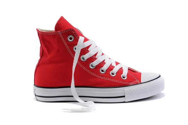 جديد الأصلي Converse كل نجم أحذية الرجال والنساء عالية الكلاسيكية رياضة التزلج أحذية أبيض أسود اللون ل للجنسين