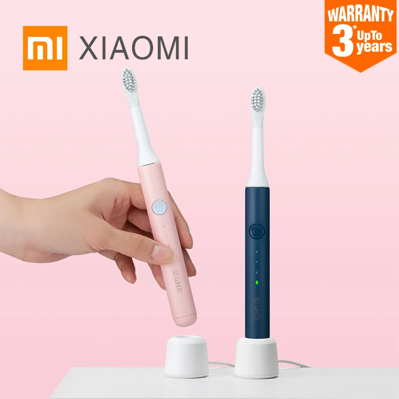 Новинка XIAOMI MIJIA PINJING EX3 Sonic электрическая зубная щетка DuPont щетка ультразвуковая отбеливающая зубная щетка водостойкая 31000 время|Электрические зубные щетки| | АлиЭкспресс