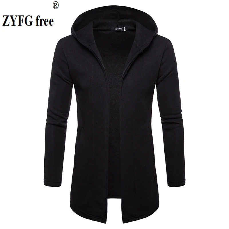 

Outwear 2018 Men Casual Hooded Sweatshirts Hoodie Autumn solid Long Sleeve Tops Blouse Jacket Coat Brand slim Hoodies Moletom