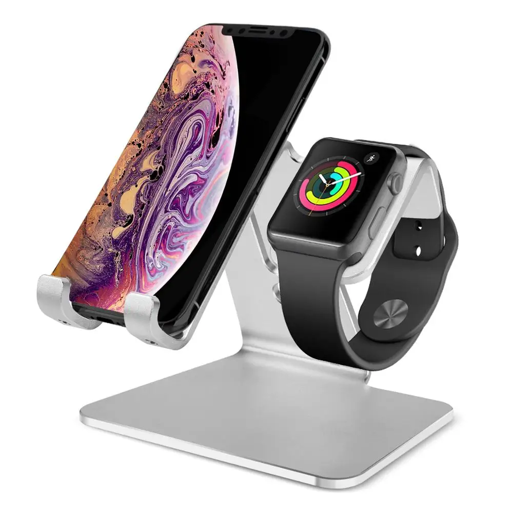 

2 in 1 tablet holder Universal Cell Phone Stand Smart Watch Stand Compatible with IPad IPhone 6s 7 8 X Plus Nintendo Switch
