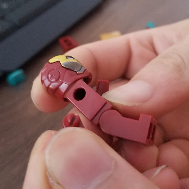 Продажа Новый 8 в 1 SY624 Legoing Железный человек строительные блоки халкбастер рисунок DIY модель сборки кирпичные игрушки для детей