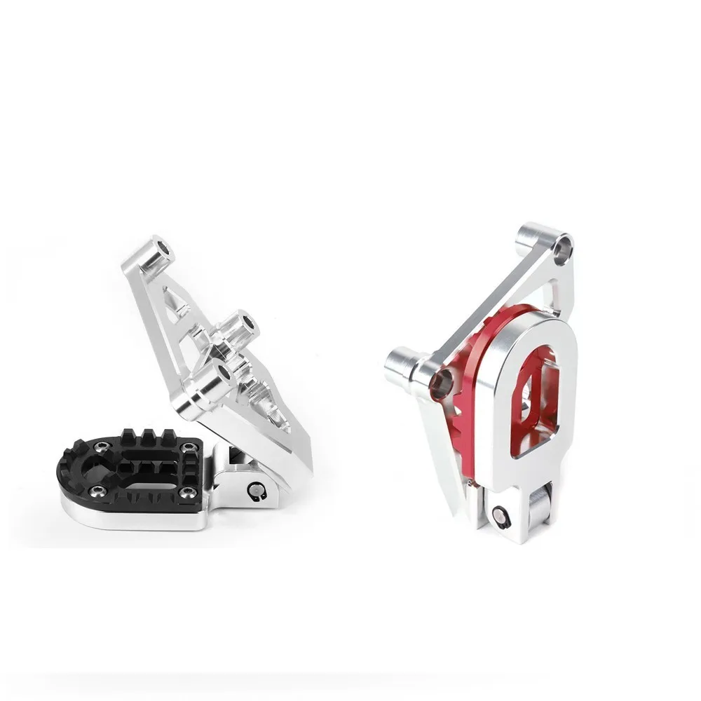 For HONDA X-ADV X ADV 750 Rear Foot Pegs Footrest CNC Aluminum Motorcycle Rear sets Adjustable Foot Pegs