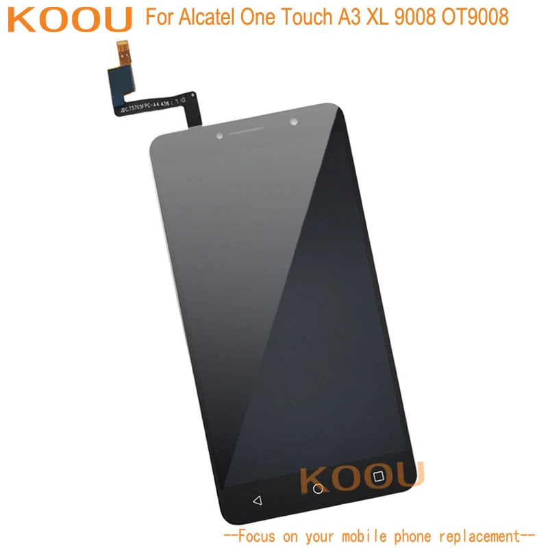 

LCD Display For Alcatel One Touch A3 XL 9008 9008X 9008D OT9008 OT-9008 Touch Screen Dightizer Sensor Assembly Replacement Parts