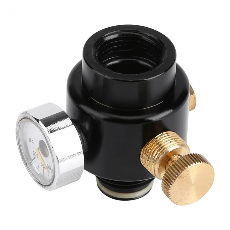  Pcp Paintball Tank Cylinder Adjustable Compressed Air Regulator Output Pressure 0.825-14 Ngo Thread