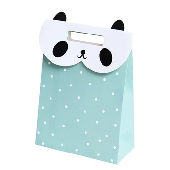 

10pcs/set Cardboard Jewelry Bag Wedding Decoration Gift Box Candy Cookies Bags Packaging Bag with Handles