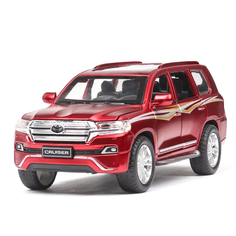 Высокое качество 1:32 Toyota Land Cruiser модель сплава моделирование литья под давлением