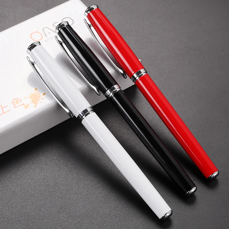 OASO S113 High Quality and Smooth Metal Fountain Pen Extra Fine Nib 0