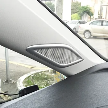 

For Touran 2016 2017 2018 2019 ABS Matte Car A column speaker ring Cover Trim accessories car styling 2pcs