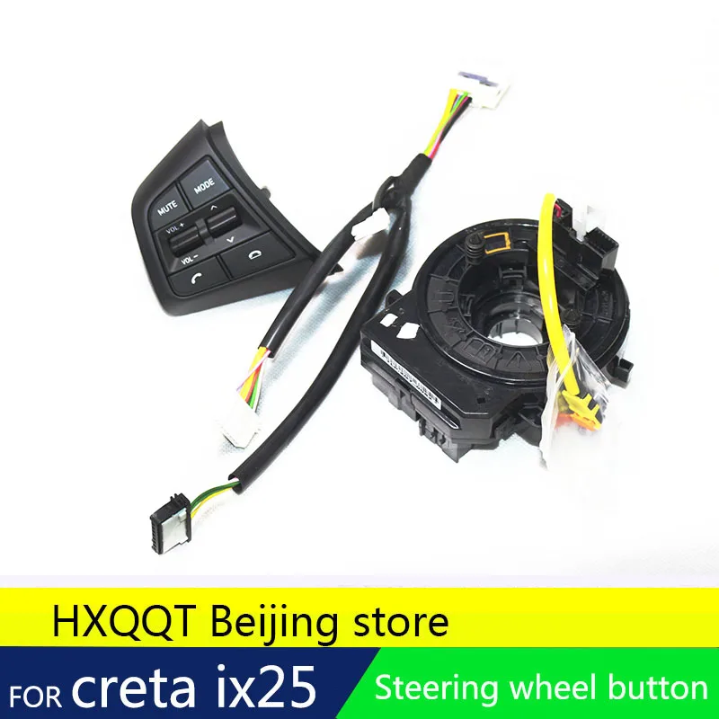 

for Steering Wheel For Hyundai ix25 creta 2.0 1.6 Buttons Bluetooth Phone Cruise Control Remote Control button left music button