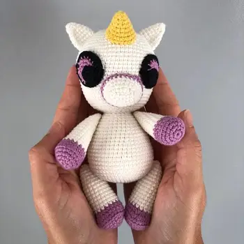 

crochet toys amigurumi unicorn model number 92