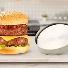 Нержавеющая сталь Гамбургер чайник пирог прессования штамп и устройство для приготовления мясных шариков инструменты 3 шт./партия