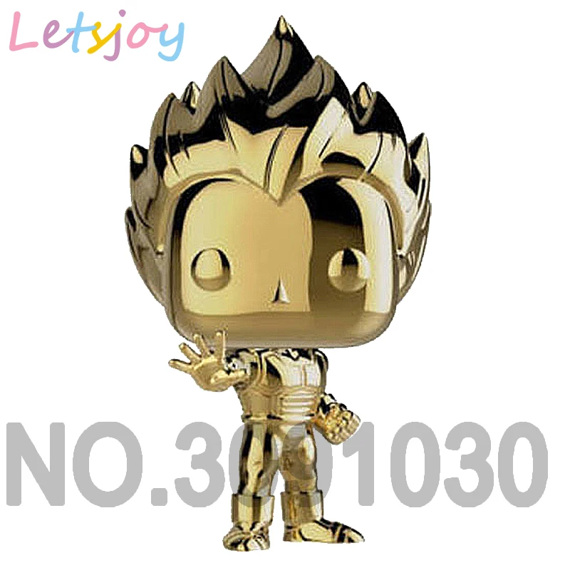 Official letsjoy Vegeta big ape casual clothing electroplating cute doll Garage Kits 15cm pop horse dragon ball Vegetto squishy