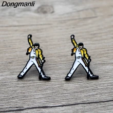 L3591 Фредди Меркьюри серьги для женщин Нержавеющая сталь серьги для пирсинга