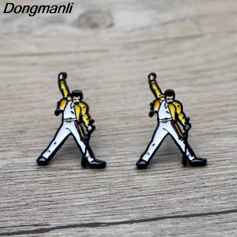 

L3591 Freddie Mercury Stud Earrings For Womens Stainless Steel Pierce Earrings