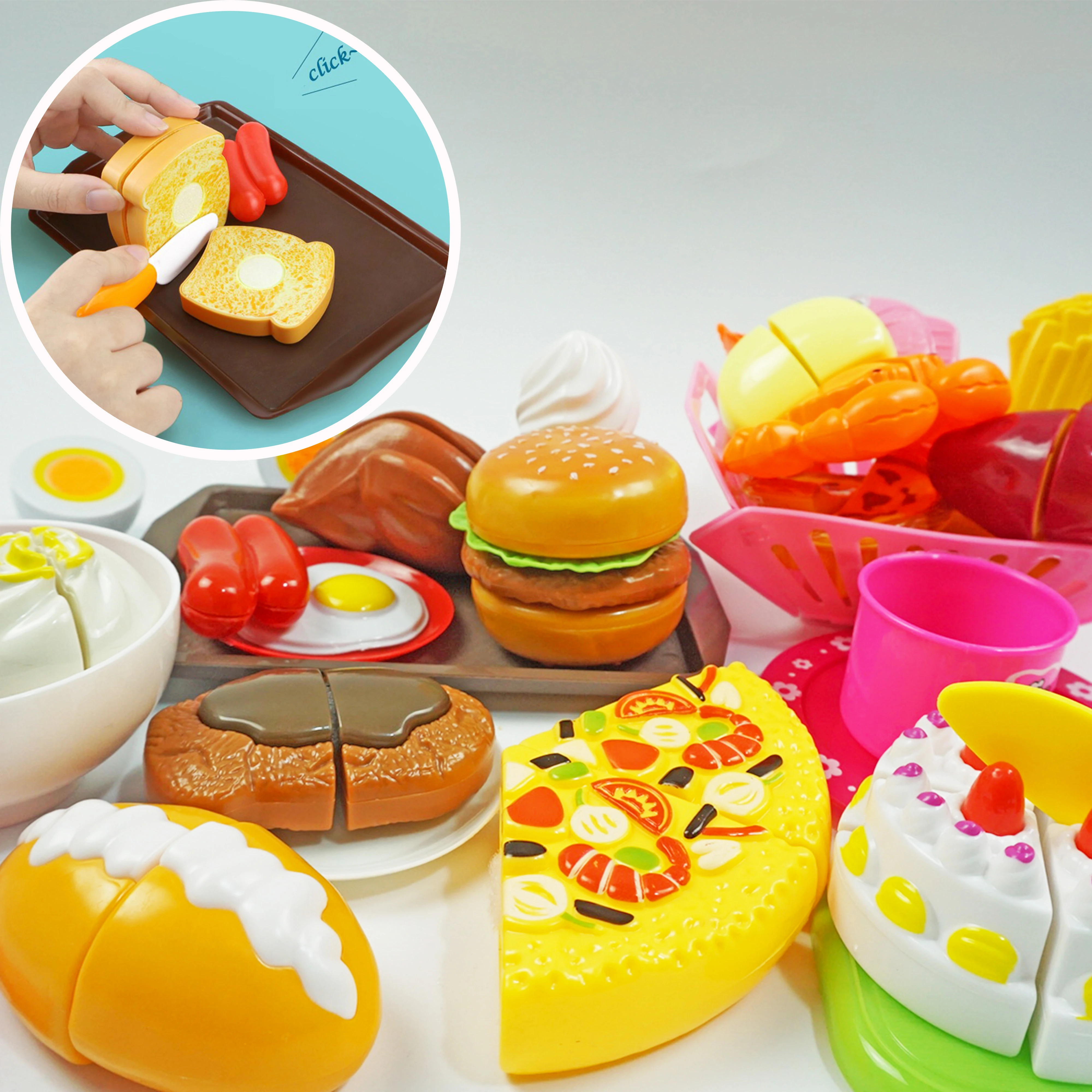 fast food pretend play