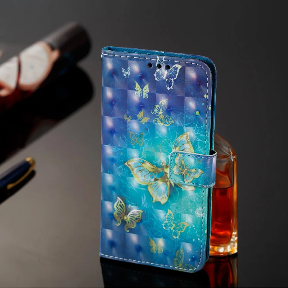 Мягкий силиконовый чехол для Samsung Galaxy A6 Plus из искусственной кожи с 3D рисунком