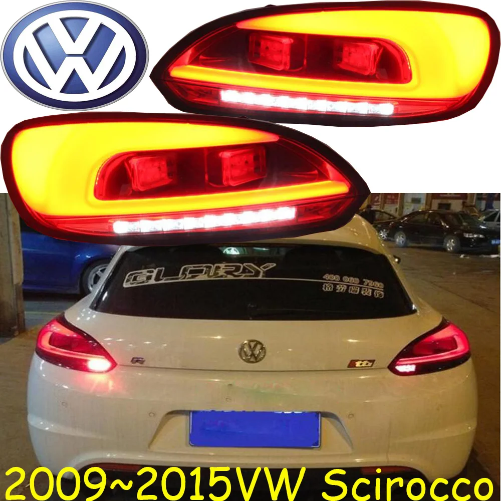 Бампер лампа для Scirocco задний фонарь, 2010 2011 2012 2013 ; автомобильные аксессуары, светодиодный, Scirocco задний фонарь, Scirocco противотуманный фонарь;