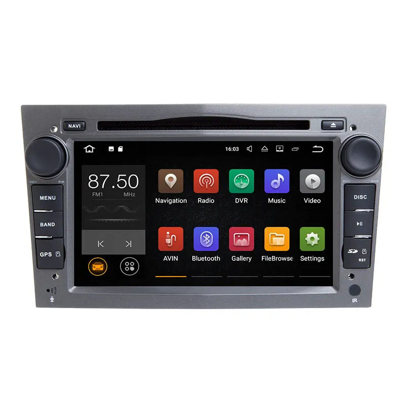 Cheap 2 Din Android 8.1 Car DVD GPS Navigation AutoRadio For Opel Astra H G J Vectra C Zafira b Corsa C D G Antara Meriva Vivaro Wifi 2