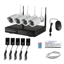 2MP 4CH CCTV системы 1080 P 4ch HD беспроводные наборы для наружного видеонаблюдения Открытый ИК ночного видения IP Wifi камера система безопасности наблюдения JSA