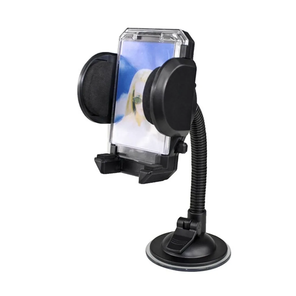 

Retractable Phone Holder Suction Cup Car Dashboard Windshield Mount Holder with Tube Neck Sucker Bracket For Mobile Cell Phone