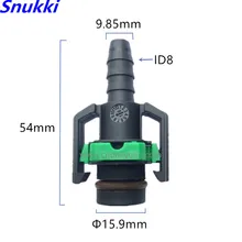 Высокое качество 16-10*1,25 ID7.5 пластиковый разъем топливная линия Быстрый разъем для shaanqi delong EFI автомобиля для больших грузовиков 2 шт