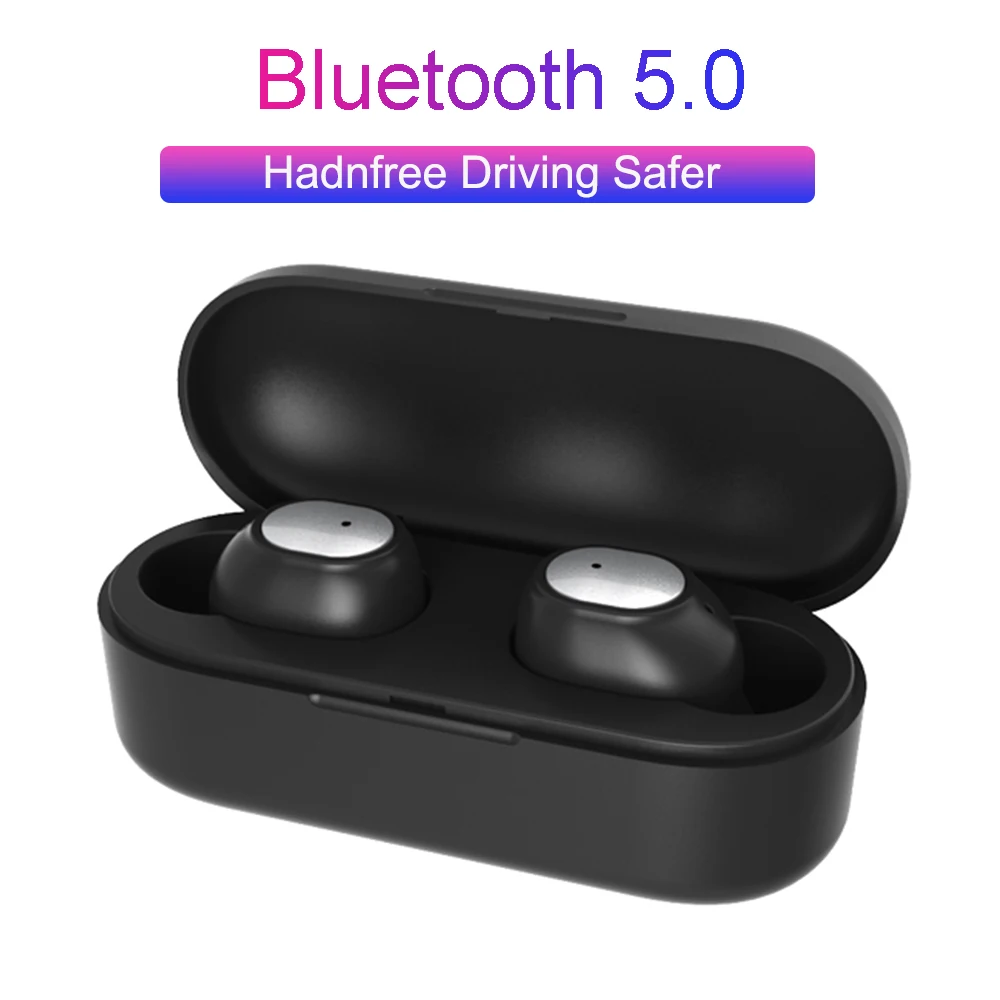 

Q2 True Wireless Earphones Bluetooth 5.0 Stereo In-ear Earbuds Earphone Invisible Headset with Microphone Handsfree for Driving