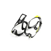 1 Pair Light Carbon Bottle Cage 2pcs Yellow Bicycle Bottle Holder Bike Cage 3K Glossy Bottle Cages Cycling Accessories 30g 2017