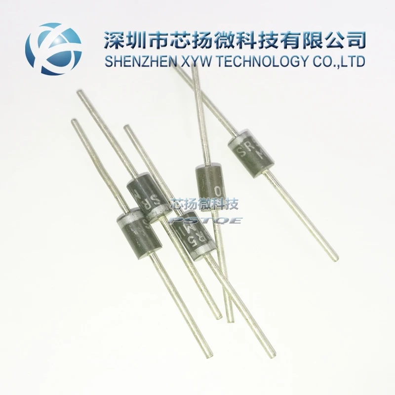 Новый оригинальный диод Шоттки SR5100 5A/ 100V DO-27 SB5100 20 шт. | Электронные компоненты и