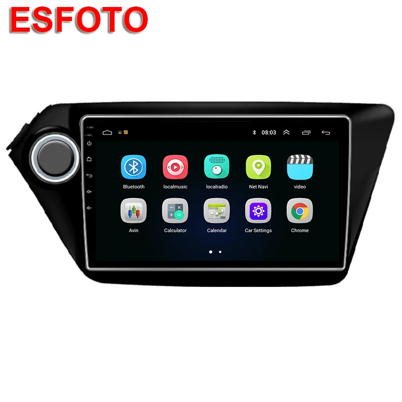Cheap 2 Din Car Dvd Multimedia Player for Kia K2 Rio 2010 2011 2012 2013 2014 2015 2016 2017 Gps Navigation Headunit Car Radio BT Wifi 1