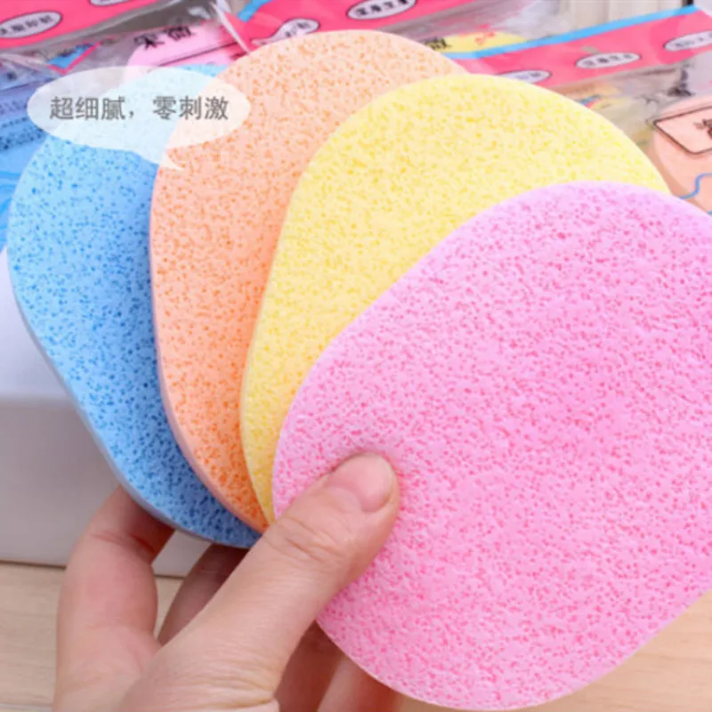 

Fashion Makeup Tools Accessories Cosmetic Puff Natural Seaweed Cleansing flutter wash face sponge Thickness 0.7 cm