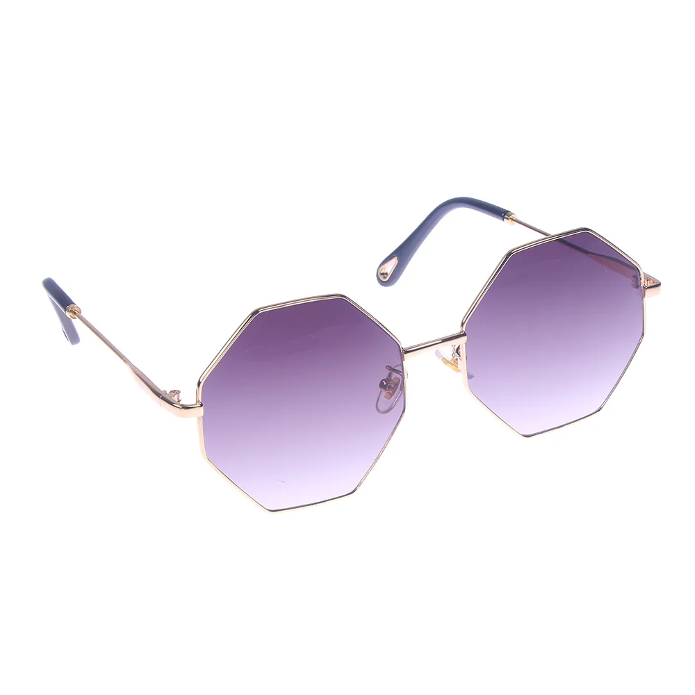 

Fashion Sunglasses Women Men Brand Designer Small Frame Polygon Clear Lens Sunglasses Vintage Sun Glasses Hexagon Metal Frame