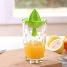 Espremedor de frutas e vegetais, ferramentas conveniente para frutas e vegetais, plástico, manual, limão, espremedor de suco, citrino
