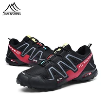 Дышащая сетчатая Мужская и женская обувь для шоссейного велосипеда, походная обувь, ультралегкие Нескользящие уличные кроссовки