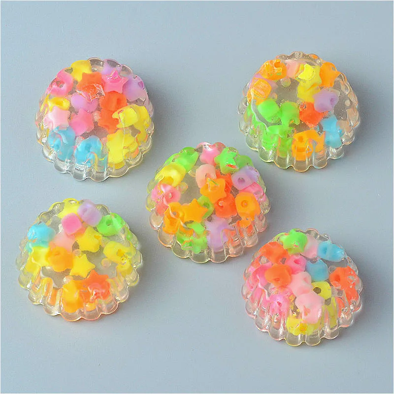 

10Pcs/lot Colorful Candy Kawaii Flat back Resin Cabochons for DIY Hair Bow Center Scrapbooking Phone Case Decoration 10*25mm