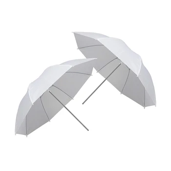 

2pcs 83cm 33inch Portable White Flash Diffuser Soft Umbrella Photo Studio Accessories