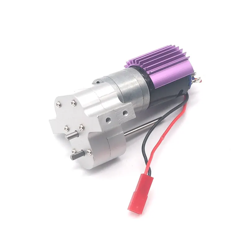 Günstige Upgrade Metall Getriebe Mit Motor Gelegentliche Farbe Für WPL C14 C24 JJRC Q65 RC Auto Teil