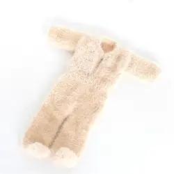 Рождественский плюшевый мишка детский комбинезончик с носочками комбинезон для новорожденных медведь реквизит для фотосъемки Детский